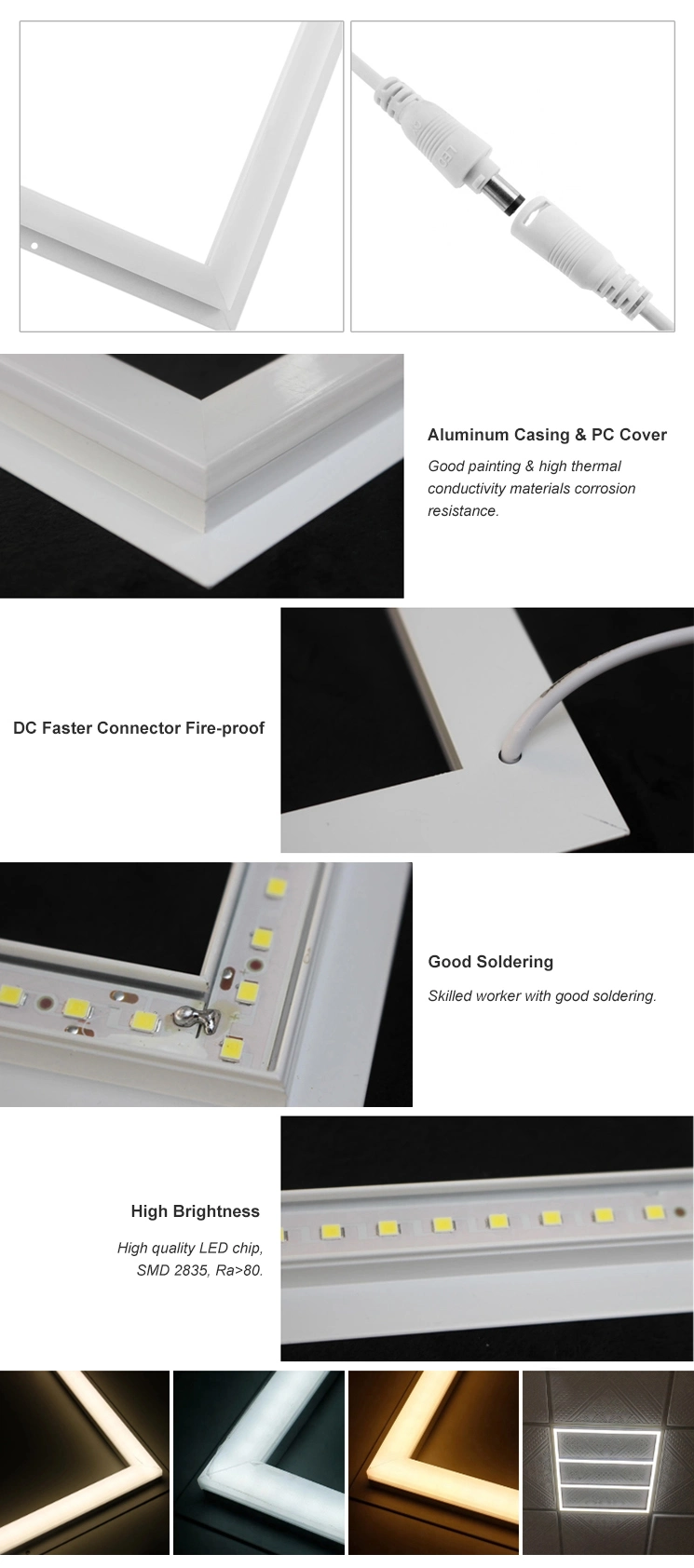 Rectangle LED Panel Frame Light Backlit Picture Frame LED Frame Picture Frame Lights Backlit Picture Frame Backlit Frame LED Light