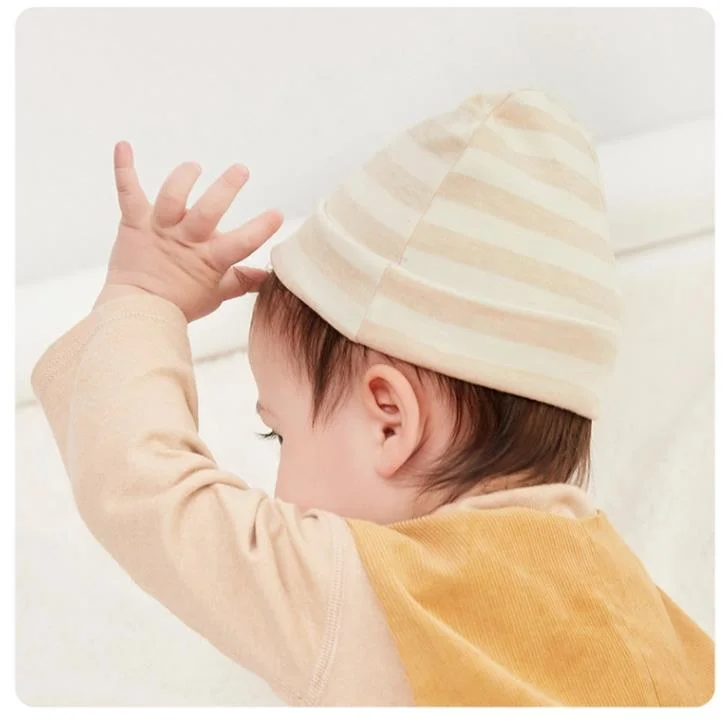 Unisex Baby Cotton Soft Cute Knit Kids Hat Adjustable Knitted Baby Hat Newborn Baby Cap Hat