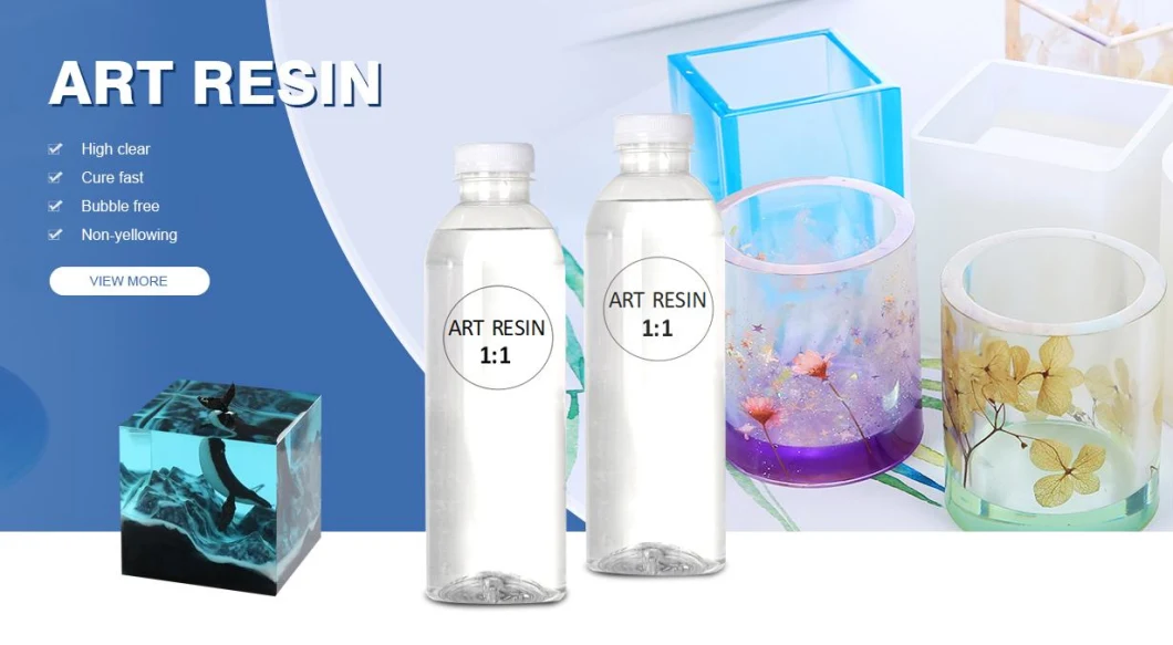 Voc Free Self-Leveling Epoxy Flooring Resin Kit for Art Coating