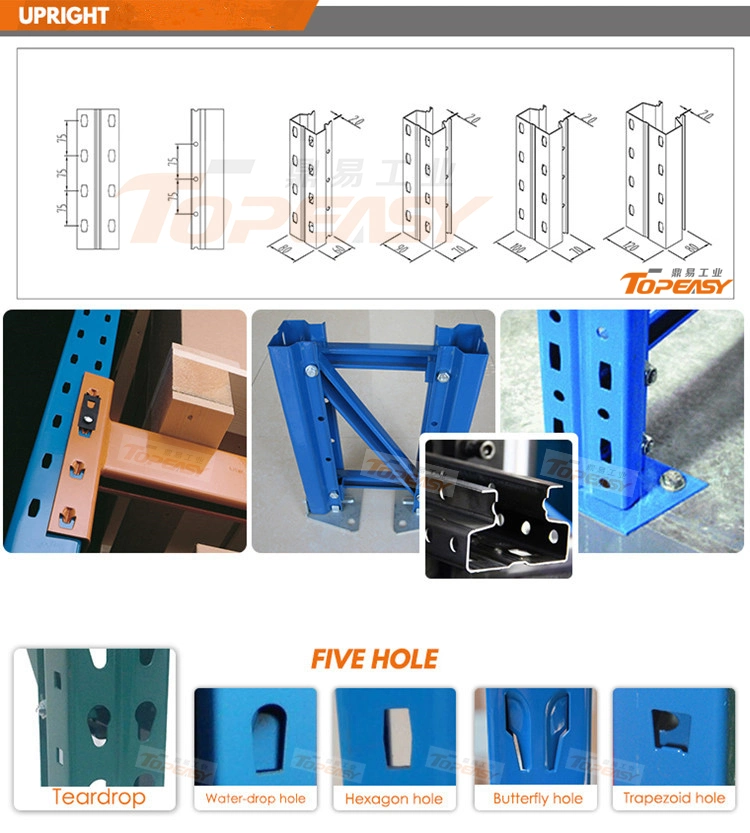 Adjustable High Density Adjustable Drive in Pallet Racking for Cold Storage