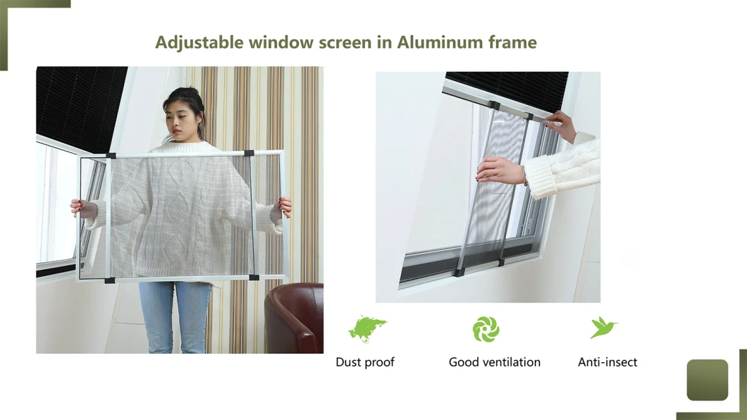 Adjustable Sliding Window Screen Adjustable Mosquito Net Window Screen