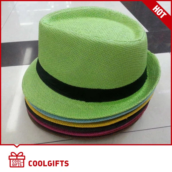 Wholesale Custom Bamboo Foldable Straw Hat for Kids