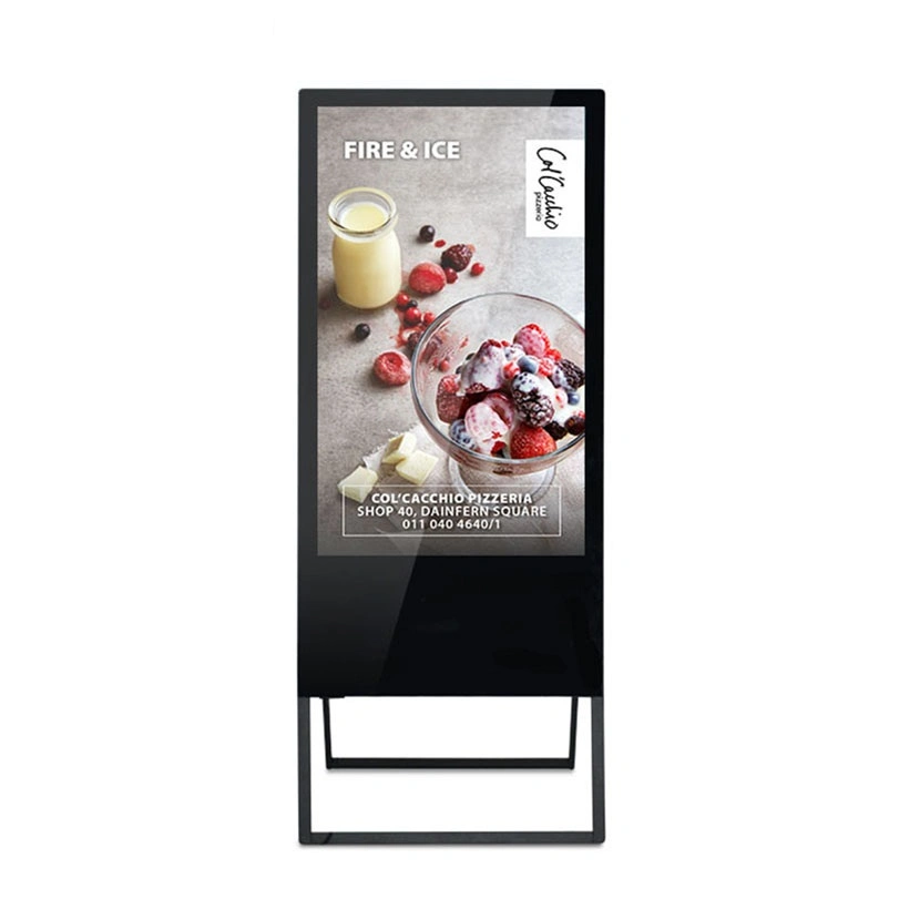 32 Inch Portable Folding Advertising Player LCD Display Ad Player Network WiFi HD Digital Signage