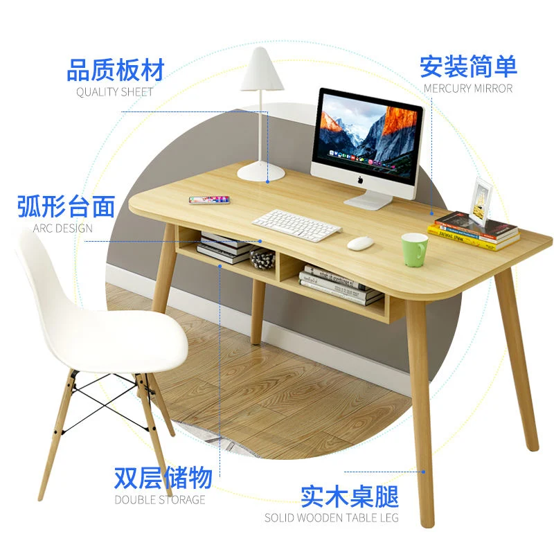 Small Size Wooden Hotel Kids Children Modern Study Laptop Computer Desk