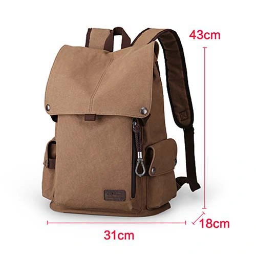 Teenager Leisure Canvas Outdoor Travel Backpack School Bag