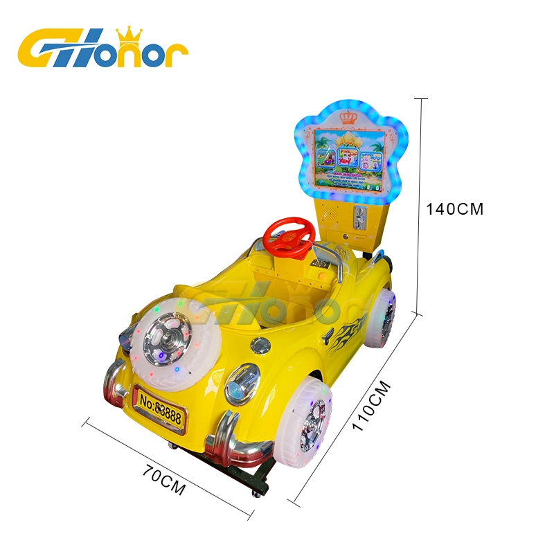 Children's Swing Car Children's Simulator Racing Indoor Children's Game Machine Children's Arcade Game Machine Children's Coin Operated Electronic Game Machine