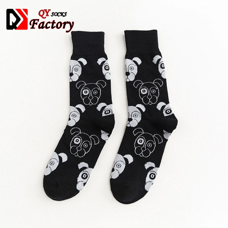 Unisex Teenager Adults Animal Cats Dogs Comb Cotton Sock