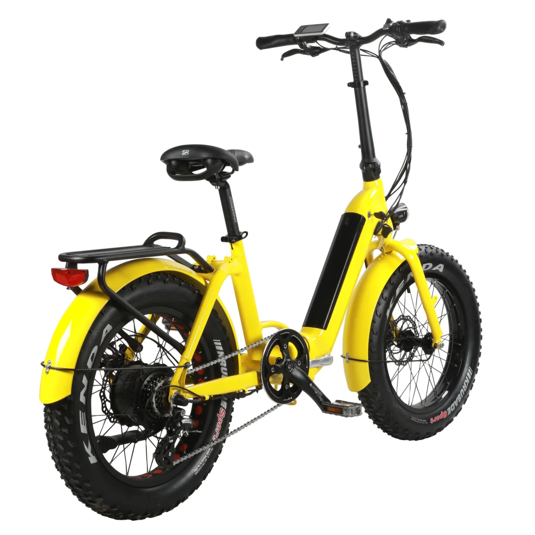 36V350W/500W Folding Electric Bicycle with LCD Display