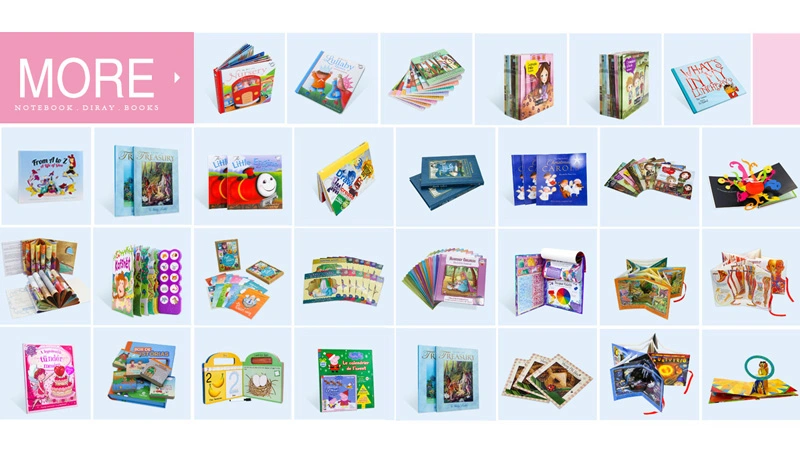 Colorful Art Paper Children Book Customer Artwork