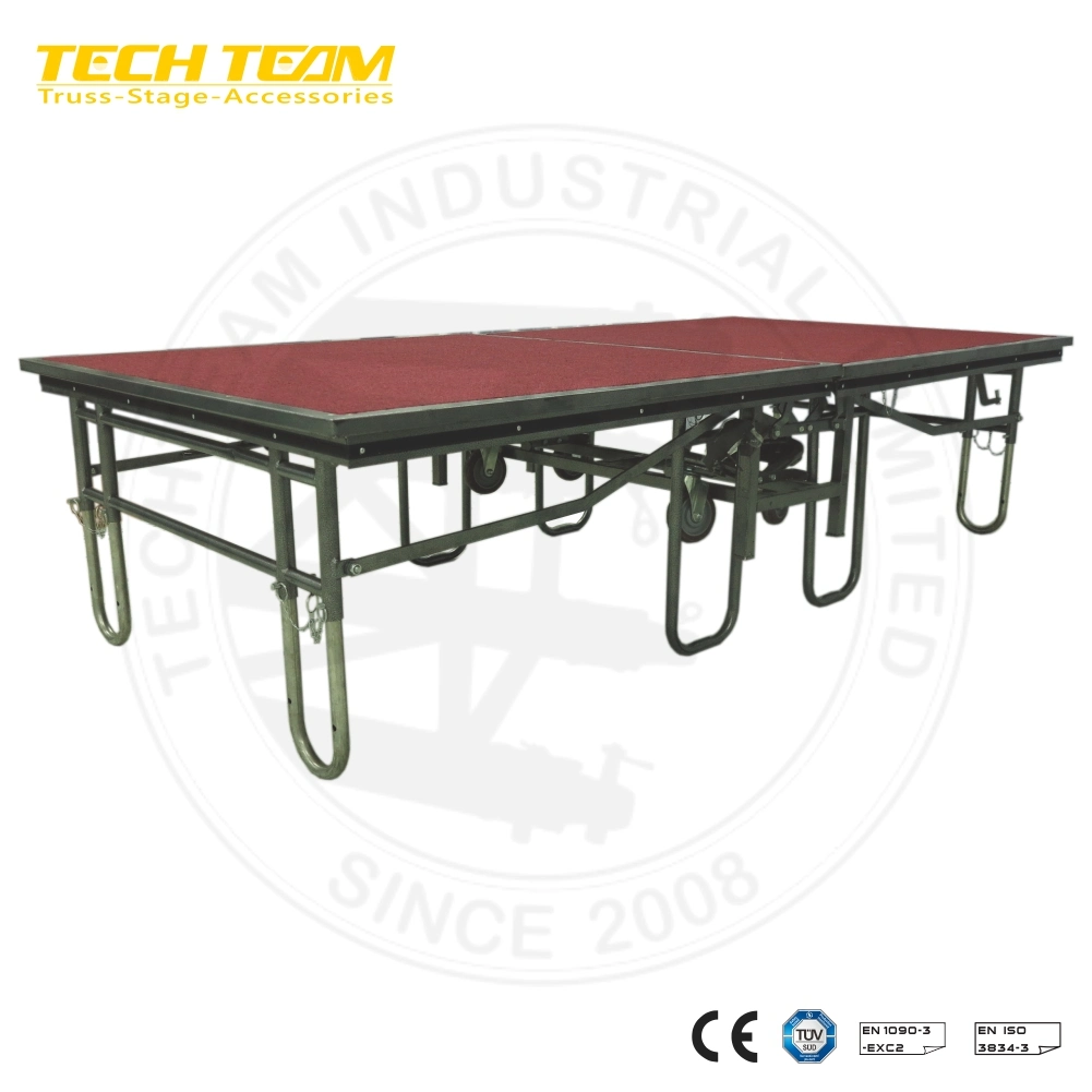 Mobile Folding Stage/ Rental Hotel Folding Stage/ Folding School Stage