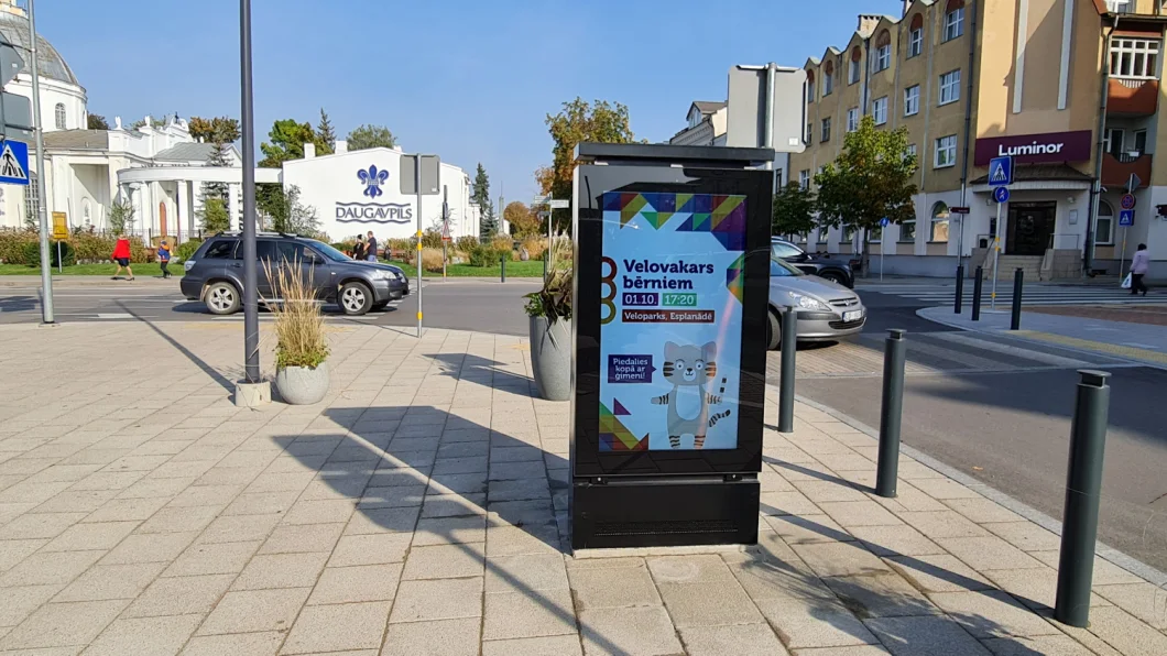 55inch Double Sided Outdoor Advertising Display Digital Signage LCD Monitor Display Kiosk Floor Stand Media Player