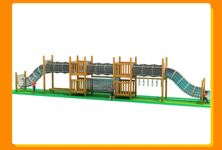 China Outdoor Jungle Gym Fitness Climbing Rope Bridge for Kids Activity and Play Suppliers