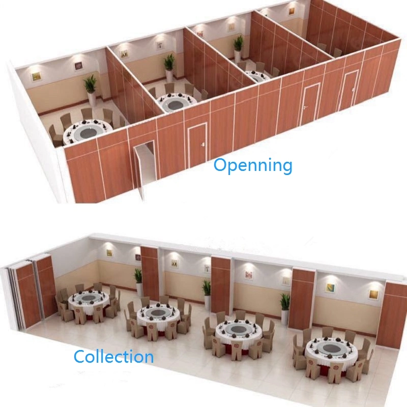 Folding Door Partitions / Folding Wooden Partitions / Acoustic Sliding Folding Partitions