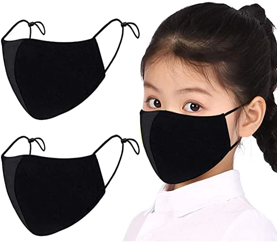 Custom Spring Adjustable Cotton Kids Mask Reusable Washable Breathable Children Face Mask