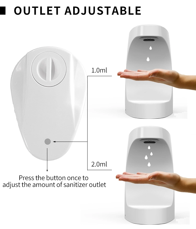 Valleymoon Desktop Outlet Adjustable Automatic Alcohol Dispenser for Kids