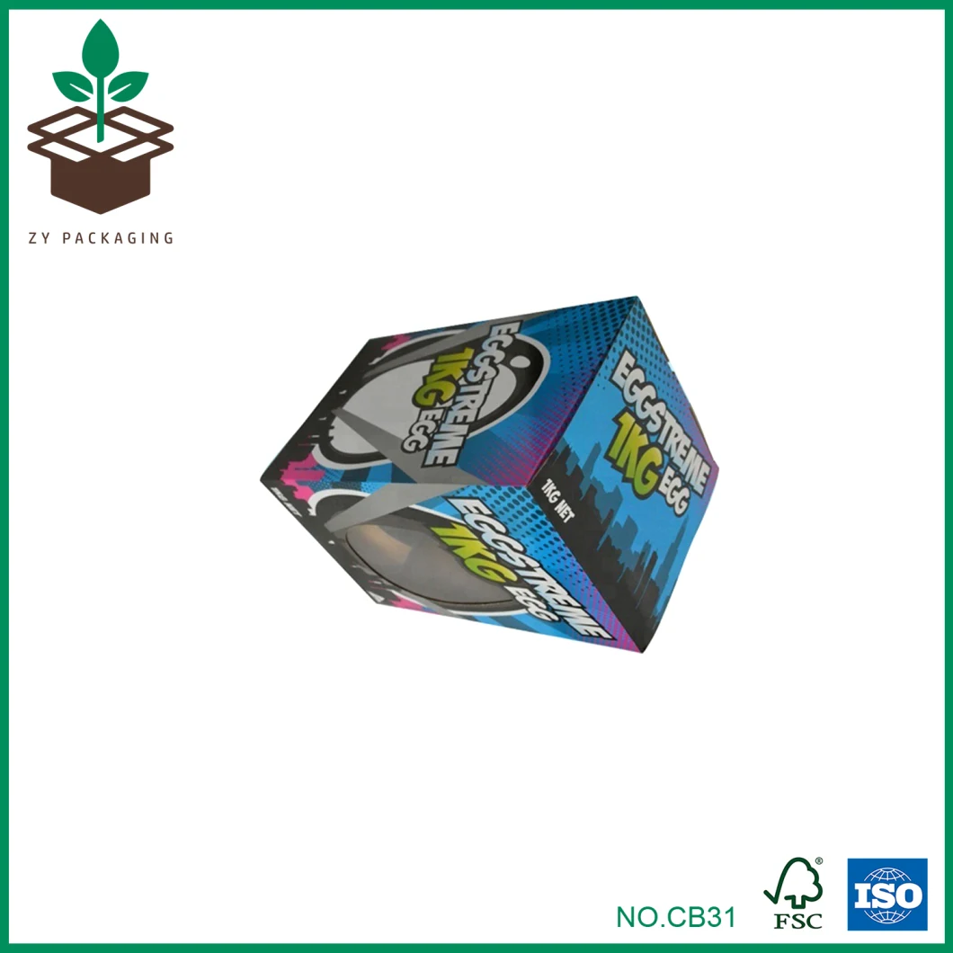 Simple Printed Folding Paper Display Packaging Box with Window