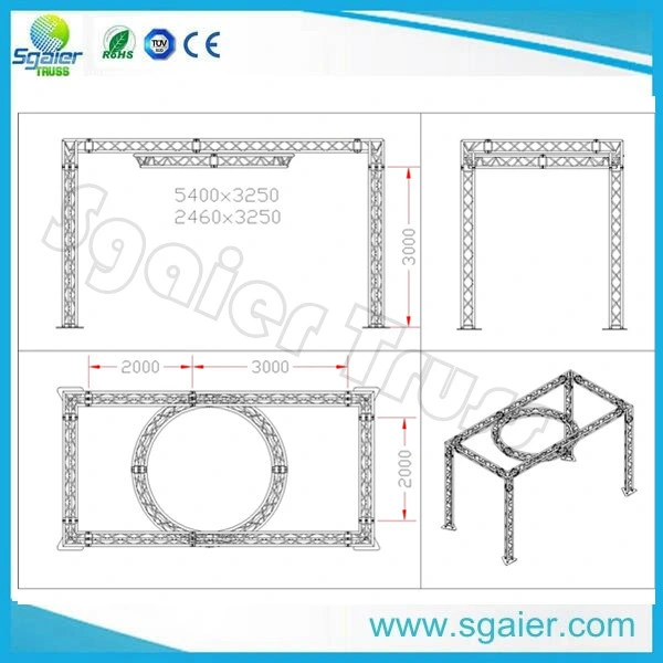 Trade Show Truss Exhibition Booth Exhibition Truss