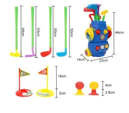 Factory Wholesale Kid's Outdoor Golf Toy Set