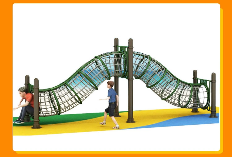 China Outdoor Jungle Gym Fitness Climbing Rope Bridge for Kids Activity and Play Suppliers