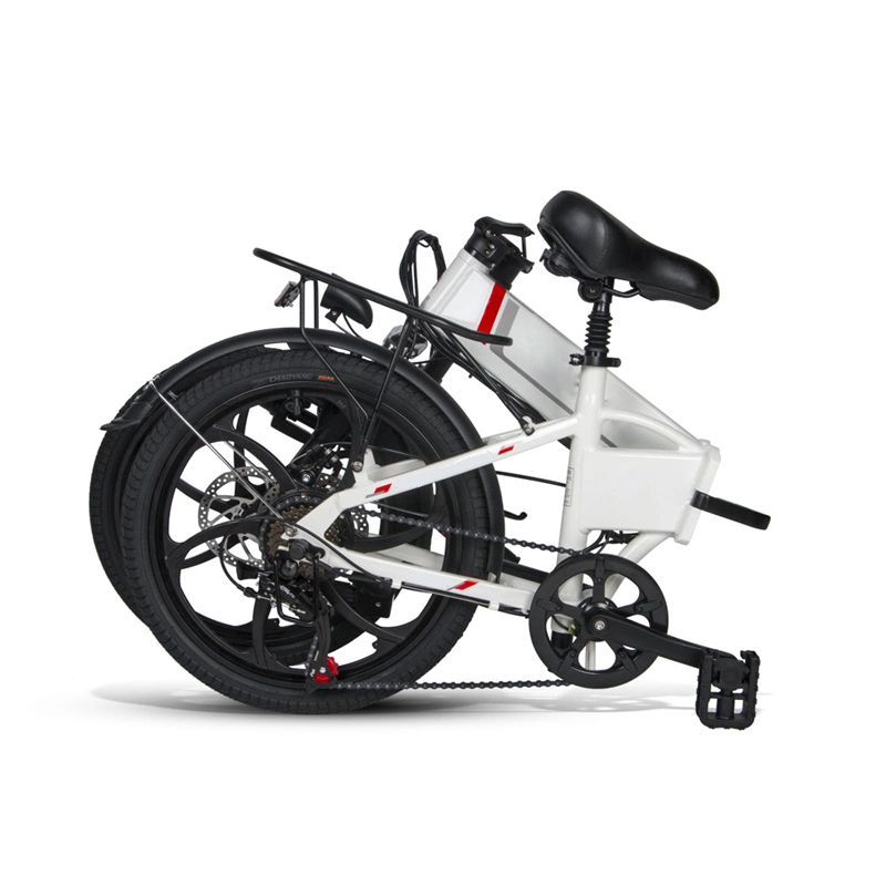 Fitness Gym Equipment Electric Folding Bike LCD Display