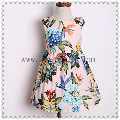 Latest 2019 Summer Children Clothing Girls Dresses Baby Girls Dress for 10 Years Old Girls