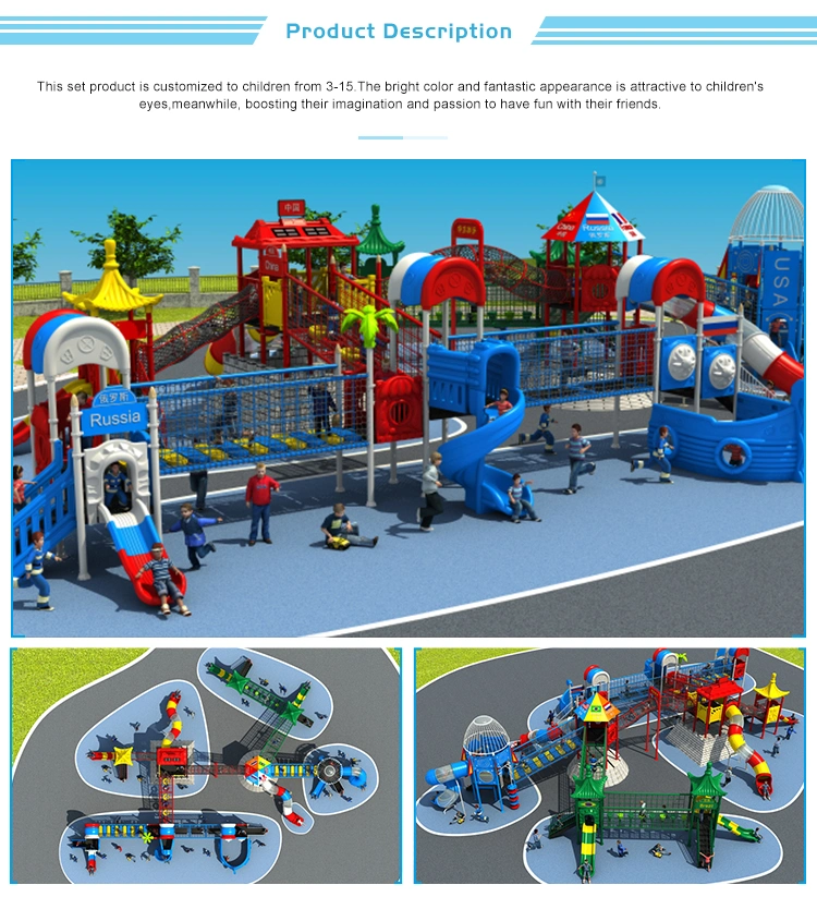 Assurance Safe Preschool Kids Games Large Outdoor Playground Equipment