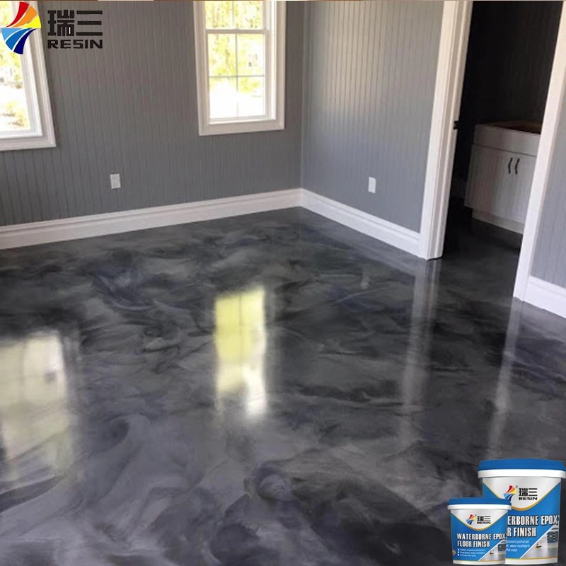 2 Part Clear Epoxy Resin Liquid Art Floor Coating Paint