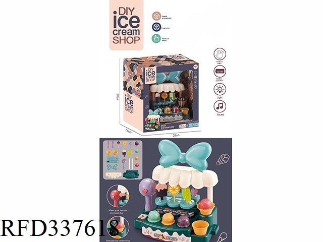 Kids Pretend Play House Set Dessert Set Ice Cream Toy for Kids