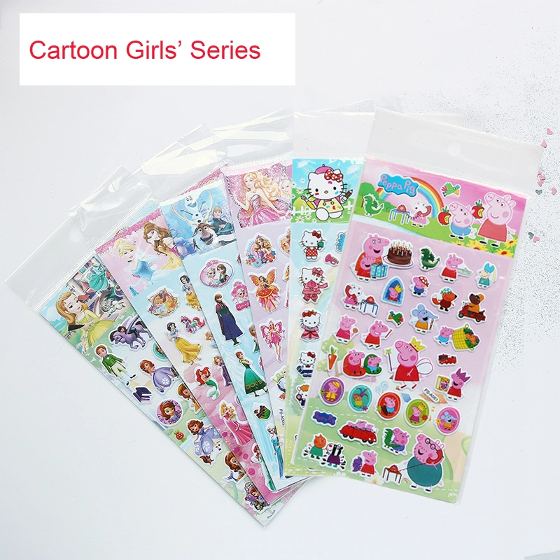 Wholesale Cheap Baby Kids Cute Smiley Face Puffy Foam Craft Sheet Sticker Factory