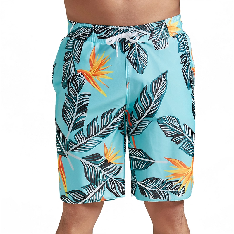 Men's Printed Swimming Surf Board Shorts Quick Dry Beach Shorts