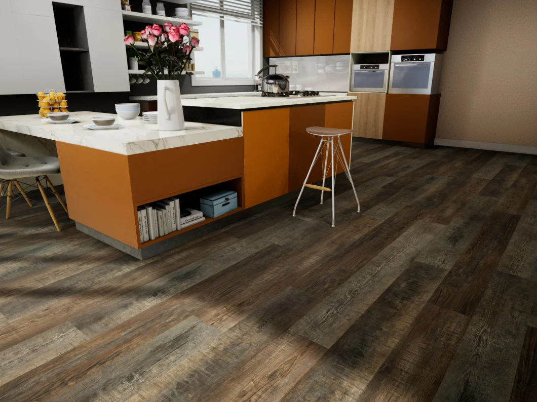 Wood-Texture Floor Fashion Floor Wooden Floor Spc Floor PVC Floor