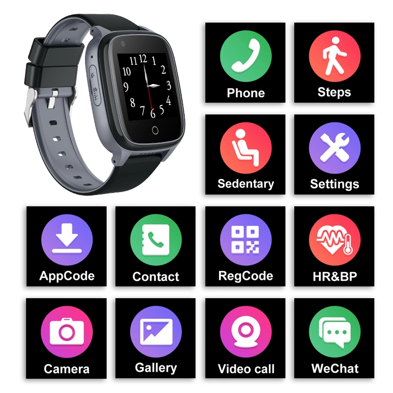 4G Kids Watch Girls Waterproof 4G SIM Card GPS Activity Tracker GPS  Smart  Watch