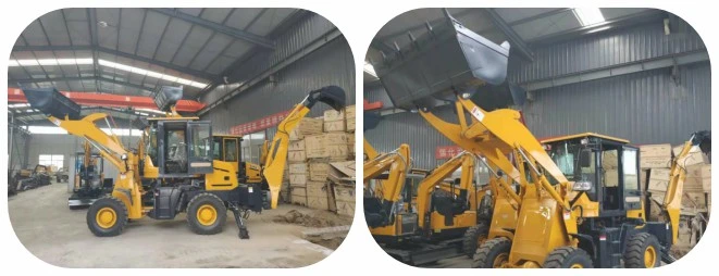 Factory Price Ce Approved Wheel Backhoe Loader Backhoe Loader Wz30-25 Backhoe