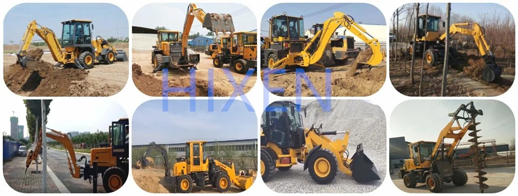 Factory Price Ce Approved Wheel Backhoe Loader Backhoe Loader Wz30-25 Backhoe