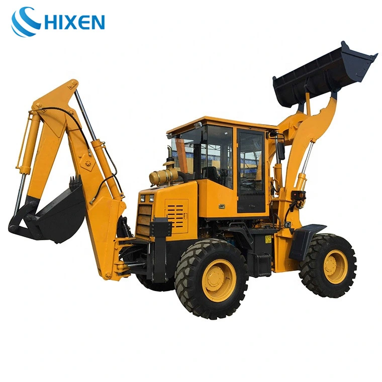 Factory Price Ce Approved Wheel Backhoe Loader Backhoe Loader Wz30-25 Backhoe