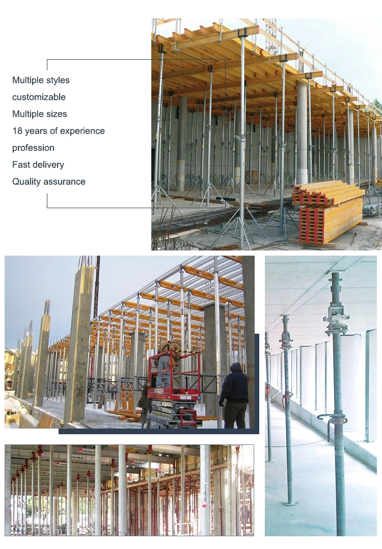 Jack Post Adjustable Prop Metal Construction Scaffolding Telescopic Adjustable Steel Props Jack Post for Building Construction