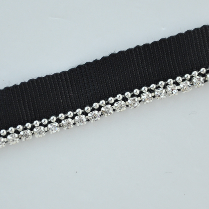 Fancy Fashion Trimming Rhinestone Piping Trimming Piping Tape