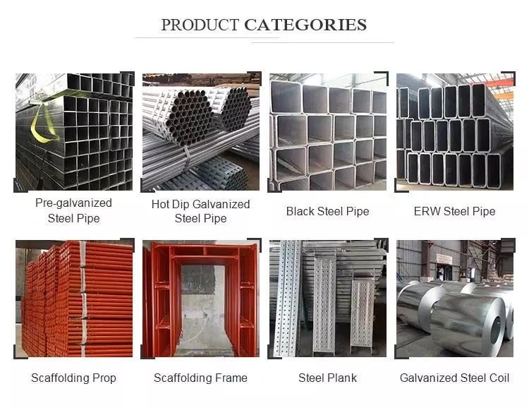 Q235B Black Hot Rolled Steel Pipe ERW Steel Pipe Building Material Black Pipe