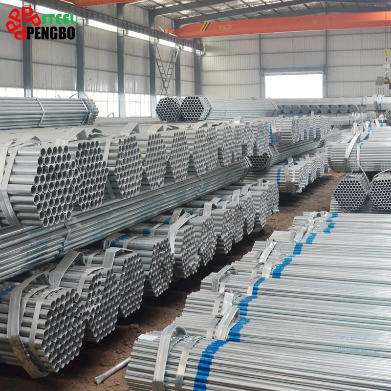 Tianjin Manufacture Gi Conduit Pipe Schedule 40 Galvanized Steel Pipe for Greenhouse