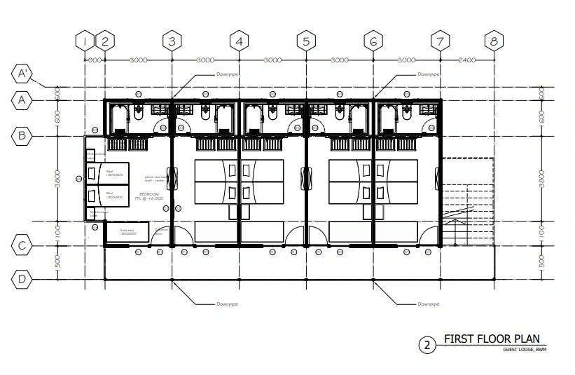 Free Design Cold- Formed Steel Prefab House Light Steel Prefabricated Hotel