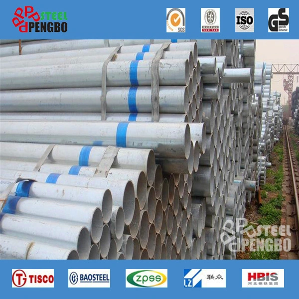 Tianjin Manufacture Gi Conduit Pipe Schedule 40 Galvanized Steel Pipe for Greenhouse