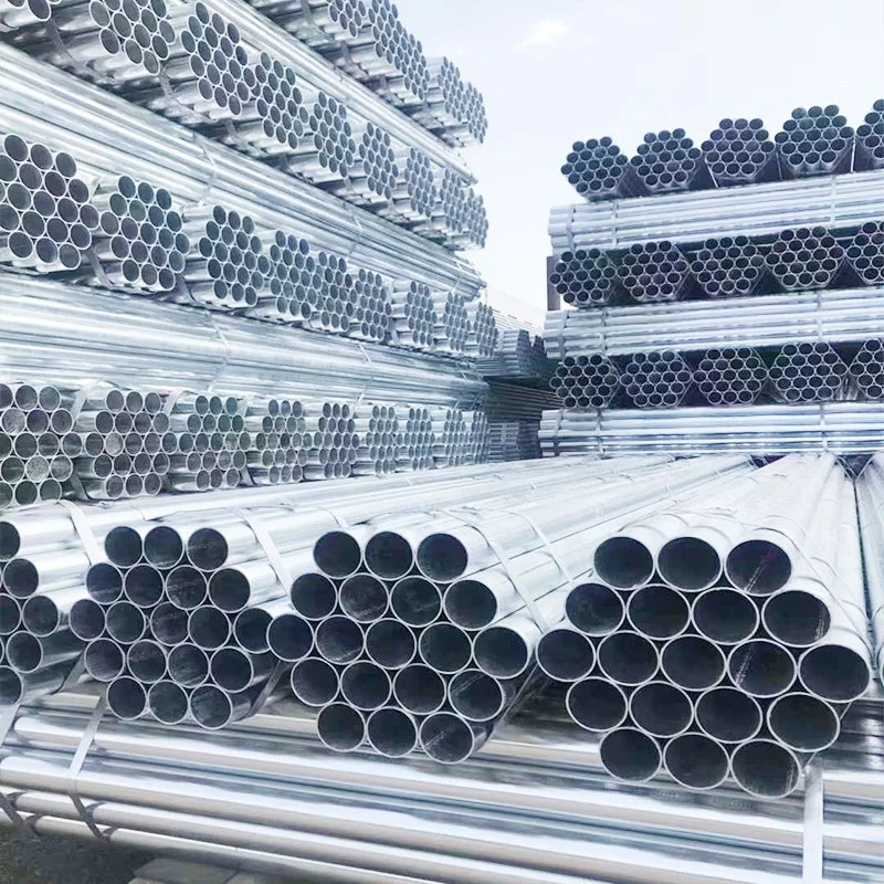 Hot DIP Galvanized Round Steel Pipe / Gi Pipe Pre Galvanized Steel Pipe Galvanized Tube