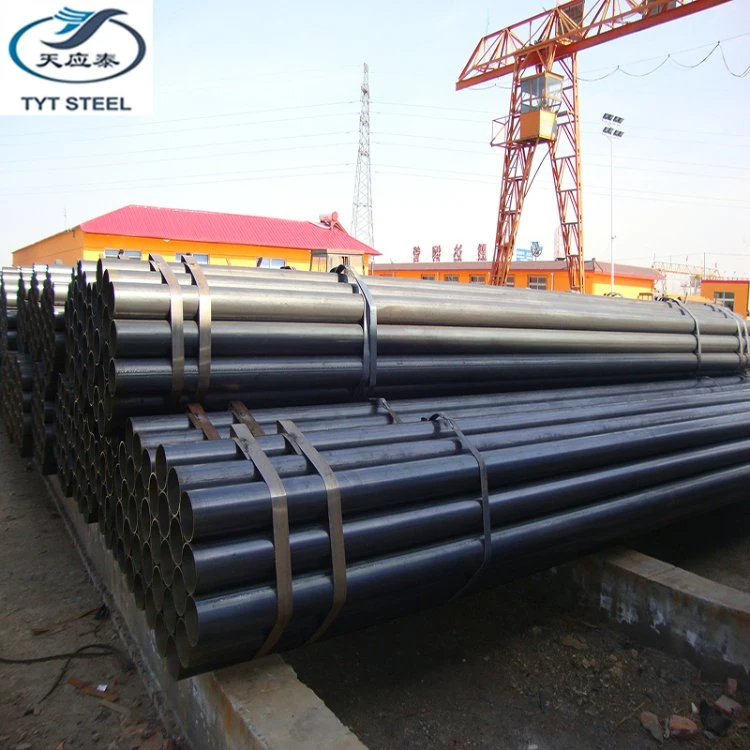 Black ERW Steel Pipe Welded Carbon Steel Pipe for Construction