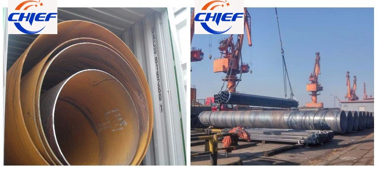 Helical Submereged Arc Welded Carbon Steel Pipe API5l / ASTM A252 / ASTM A53 / En10219 / As1163