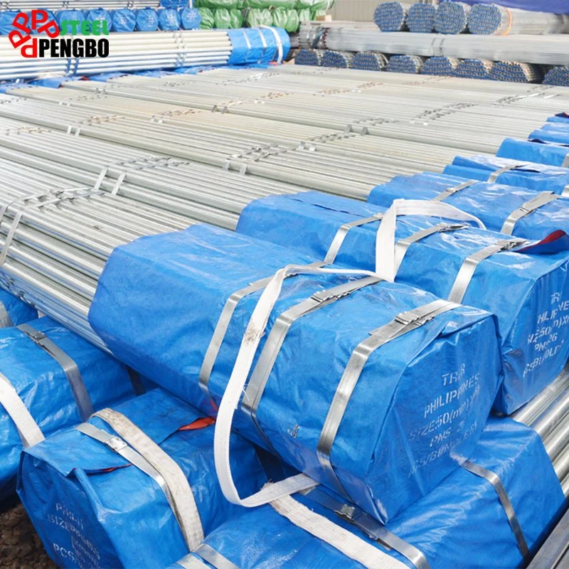 Tianjin Manufacture Gi Conduit Pipe Schedule 40 Galvanized Steel Pipe for Greenhouse