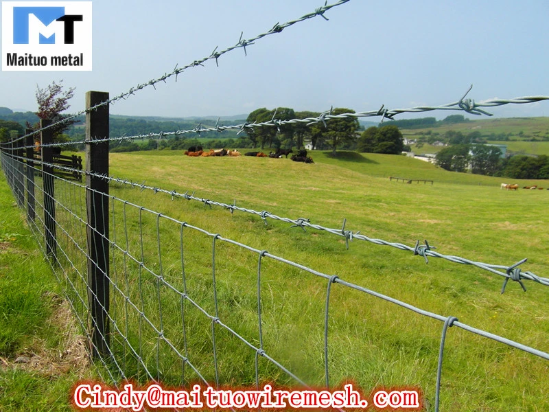 Deer Fence/Cattle Fencing/Livestock Fence/Farm Field Fence/Post Galvanized/PVC Coated