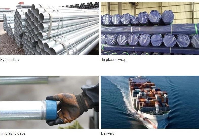 BS 1387 Galvanized Steel Round Pipe / Gi Tube / Hot Dipped Galvanized Steel Pipe