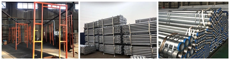 Building Material Scaffolding System Painted Galvanized Steel Frame