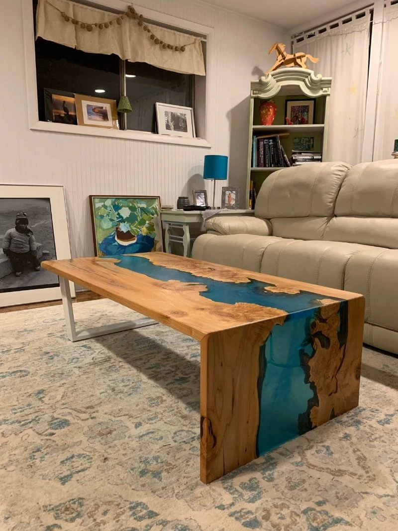 Resin Epoxy for Epoxy Live Wood Coffee Table