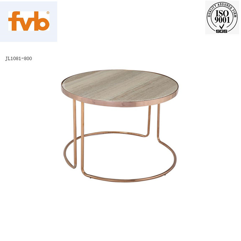 Customized Round Modern Design MDF Table Top Coffee Table